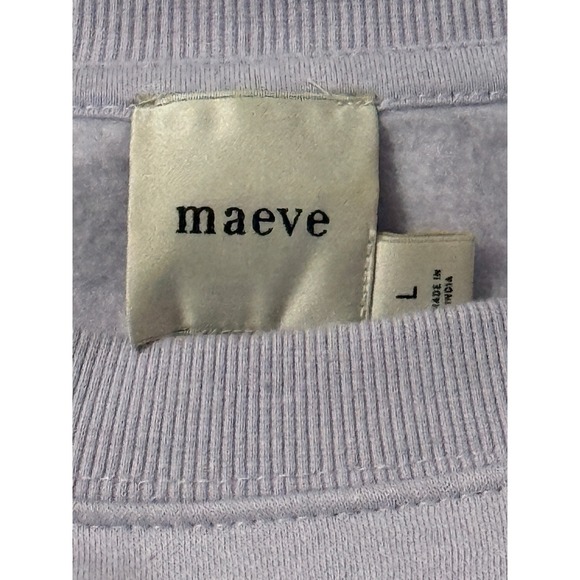 Maeve Lavender Heart Graphic Sweatshirt "You're Doing Great" Women's L - Picture 4 of 8